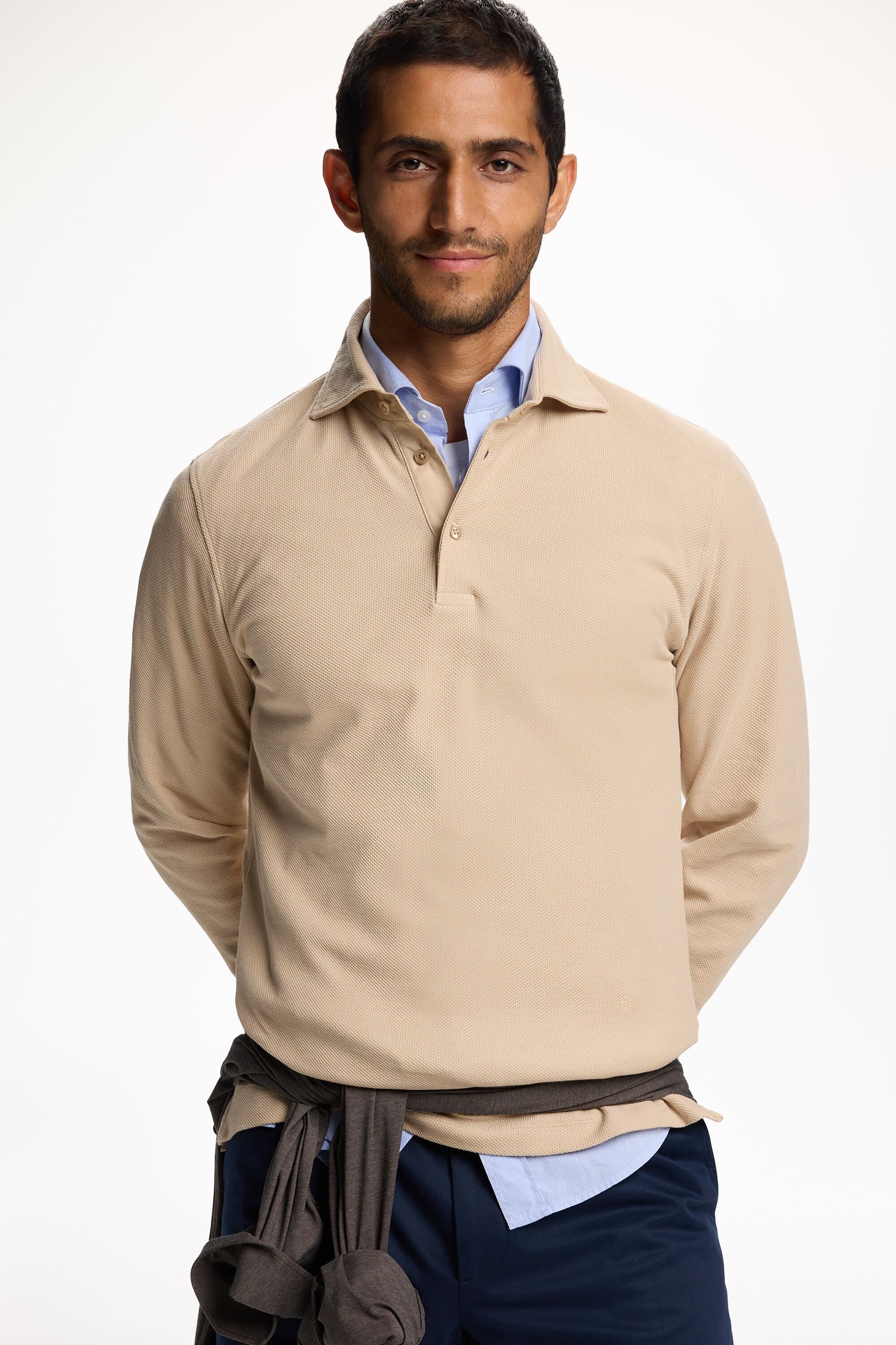 Piqué Half-Placket Shirt