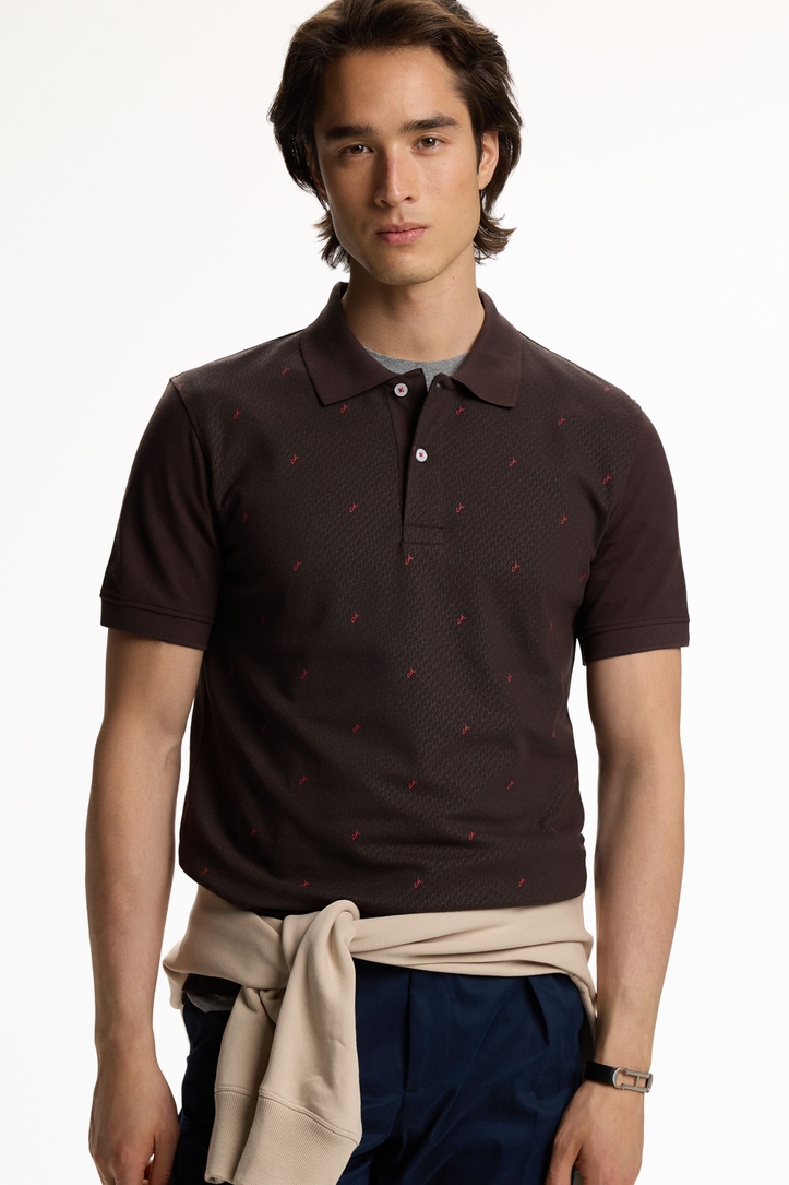 Polo de Piqué Estampado CH