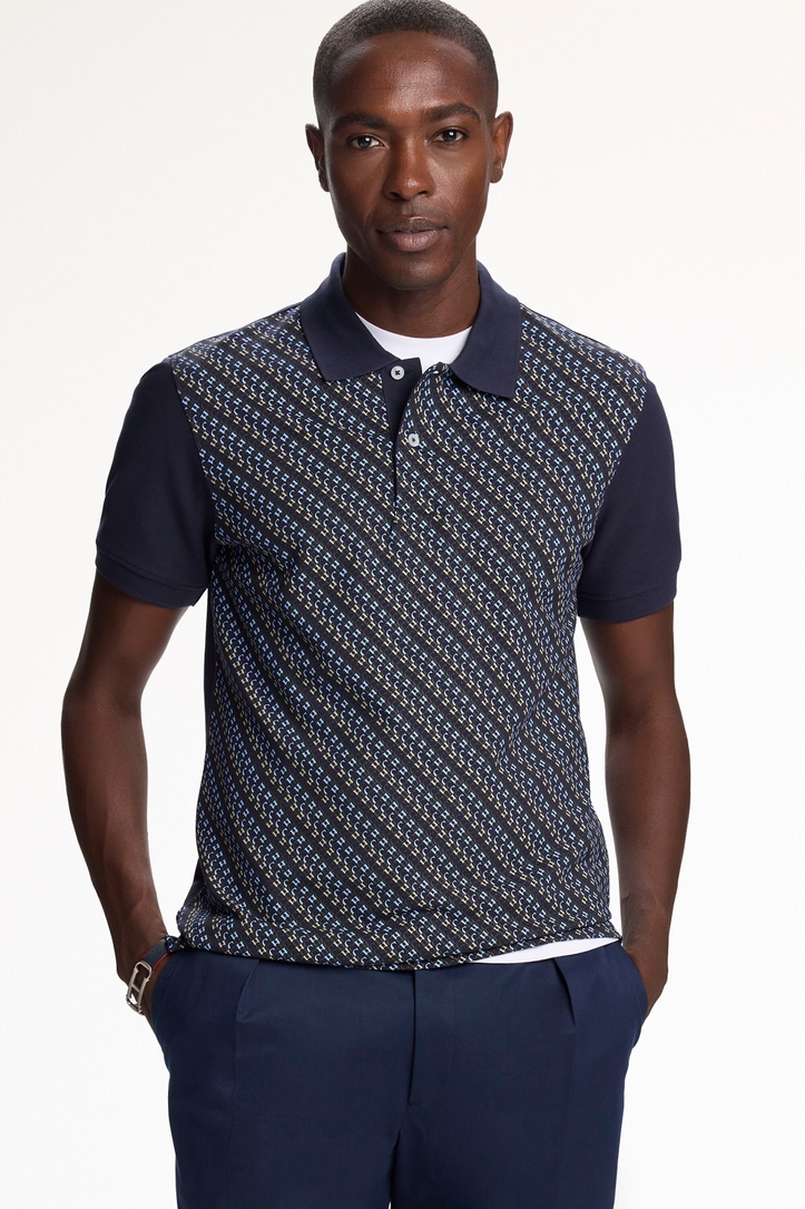 Polo de Piqué Estampado CH