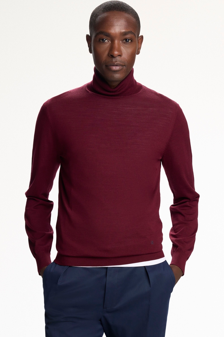 Merino Wool Turtleneck Sweater