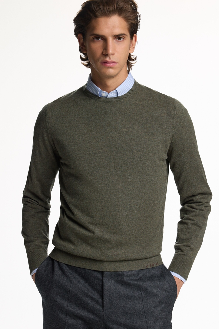 Merino Wool and Cotton Sweater