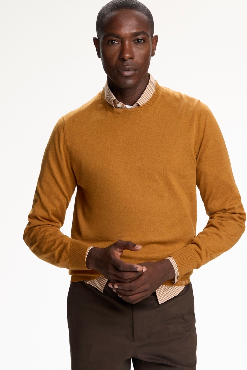 MERINO WOOL AND COTTON SWEATER