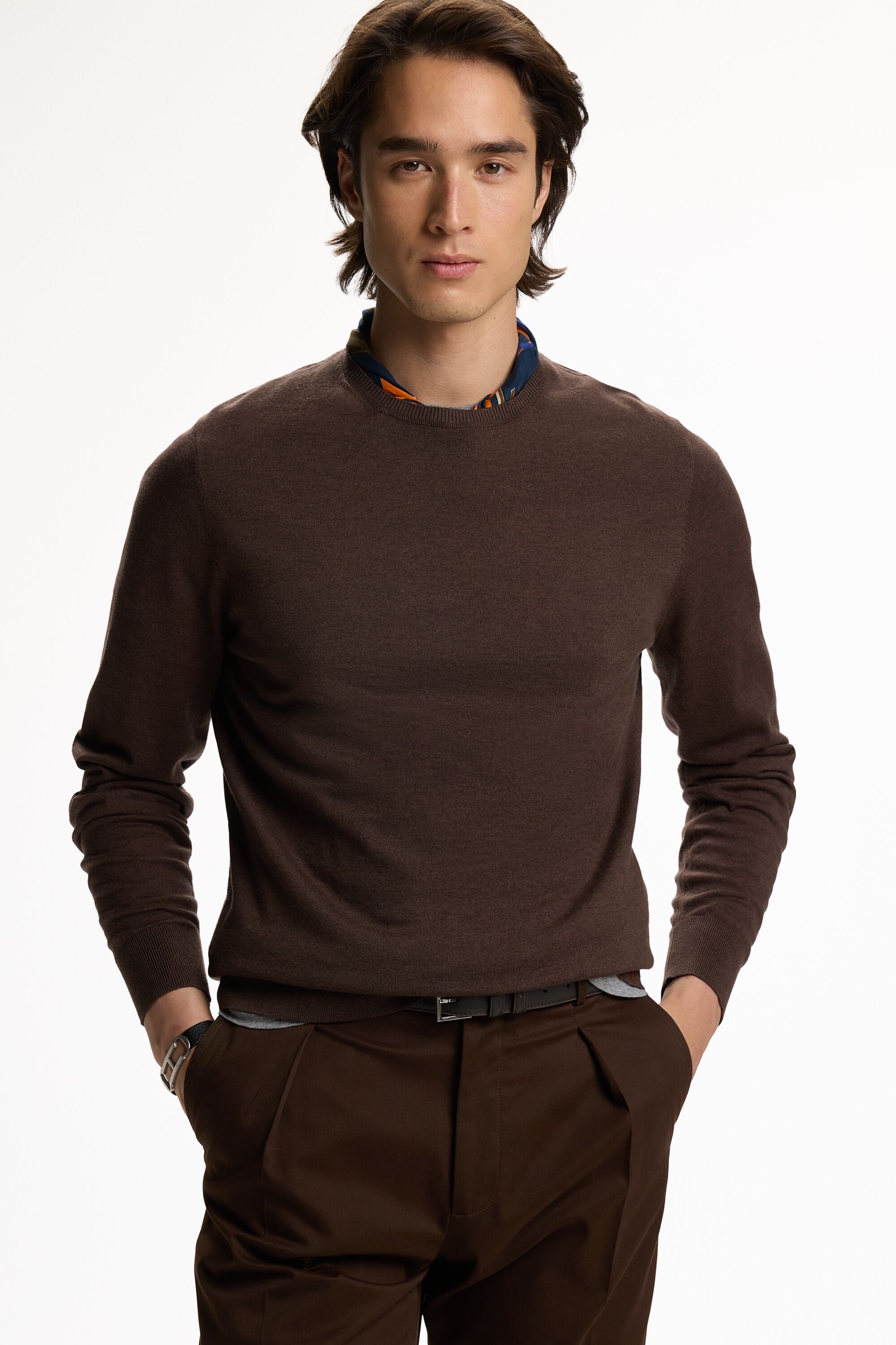 Merino Wool and Cotton Sweater