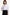 Poplin Oversize White Shirt with Rhinestones