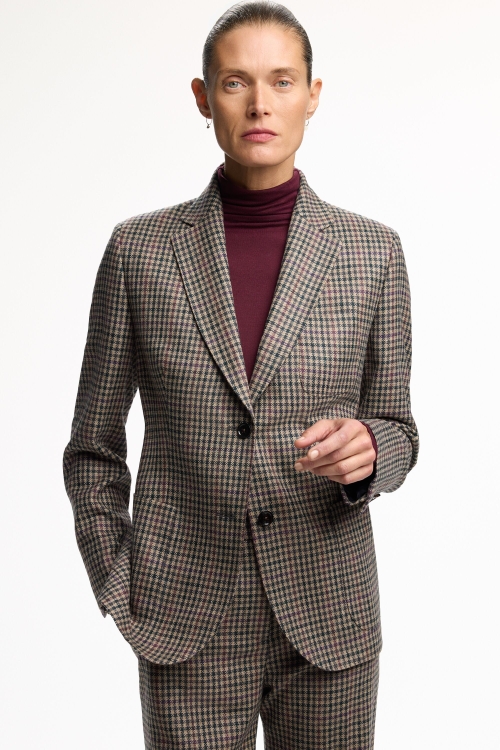 CHAQUETA SASTRE DE LANA DE CUADRO HARRIS