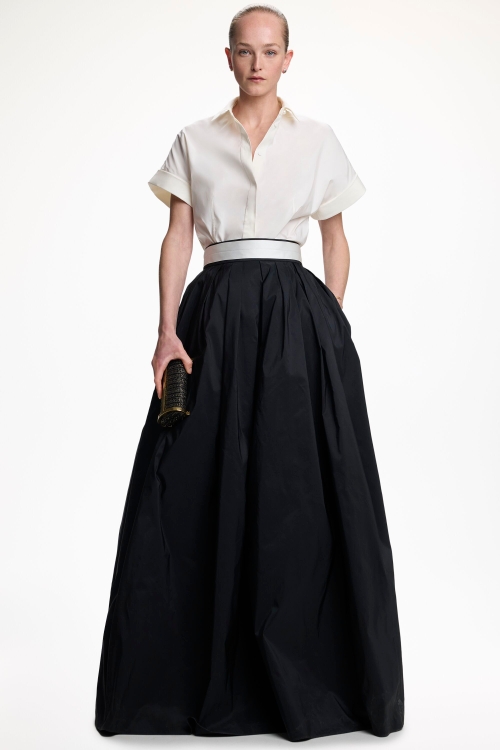 TAFFETA LONG SKIRT