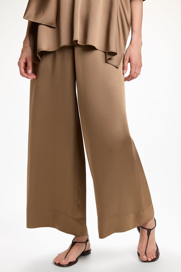 Satin Crepé Palazzo Pants