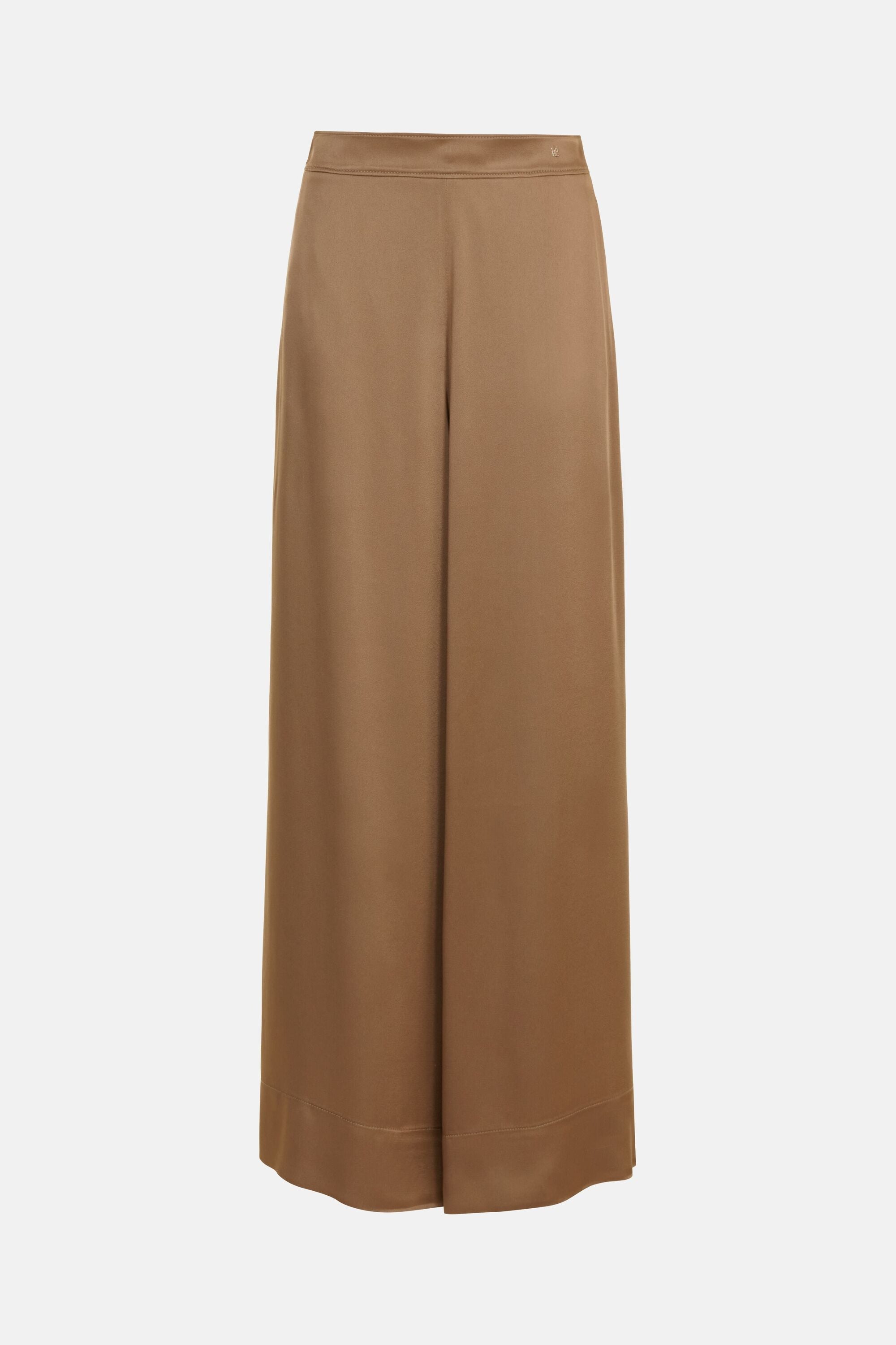 Satin Crepé Palazzo Pants mink - CH Carolina Herrera Italy