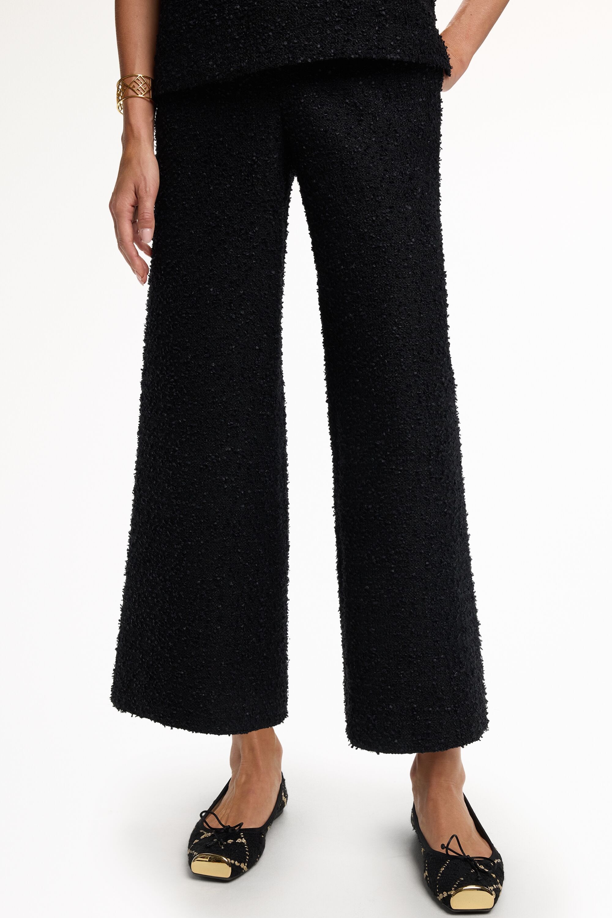 Tweed A-Line Pants