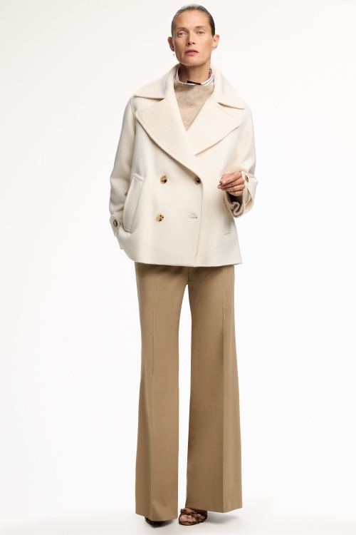 TWILL STRAIGHT-LEG PANTS