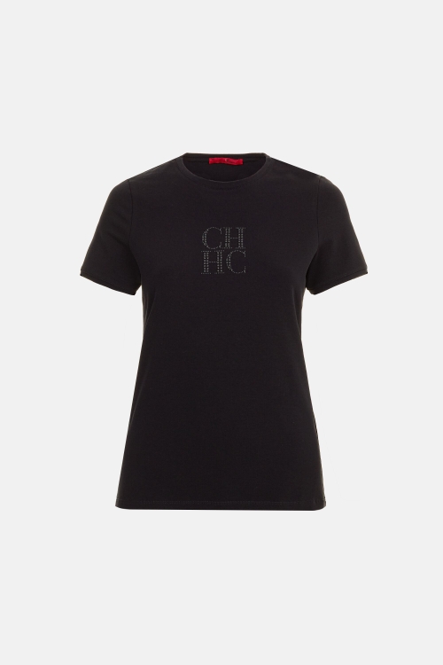 CAMISETA CH CON PERLAS