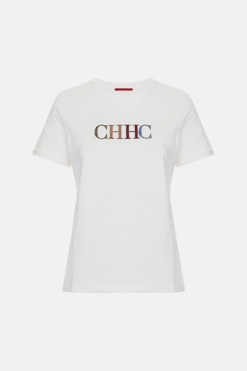EMBROIDERED CH T-SHIRT
