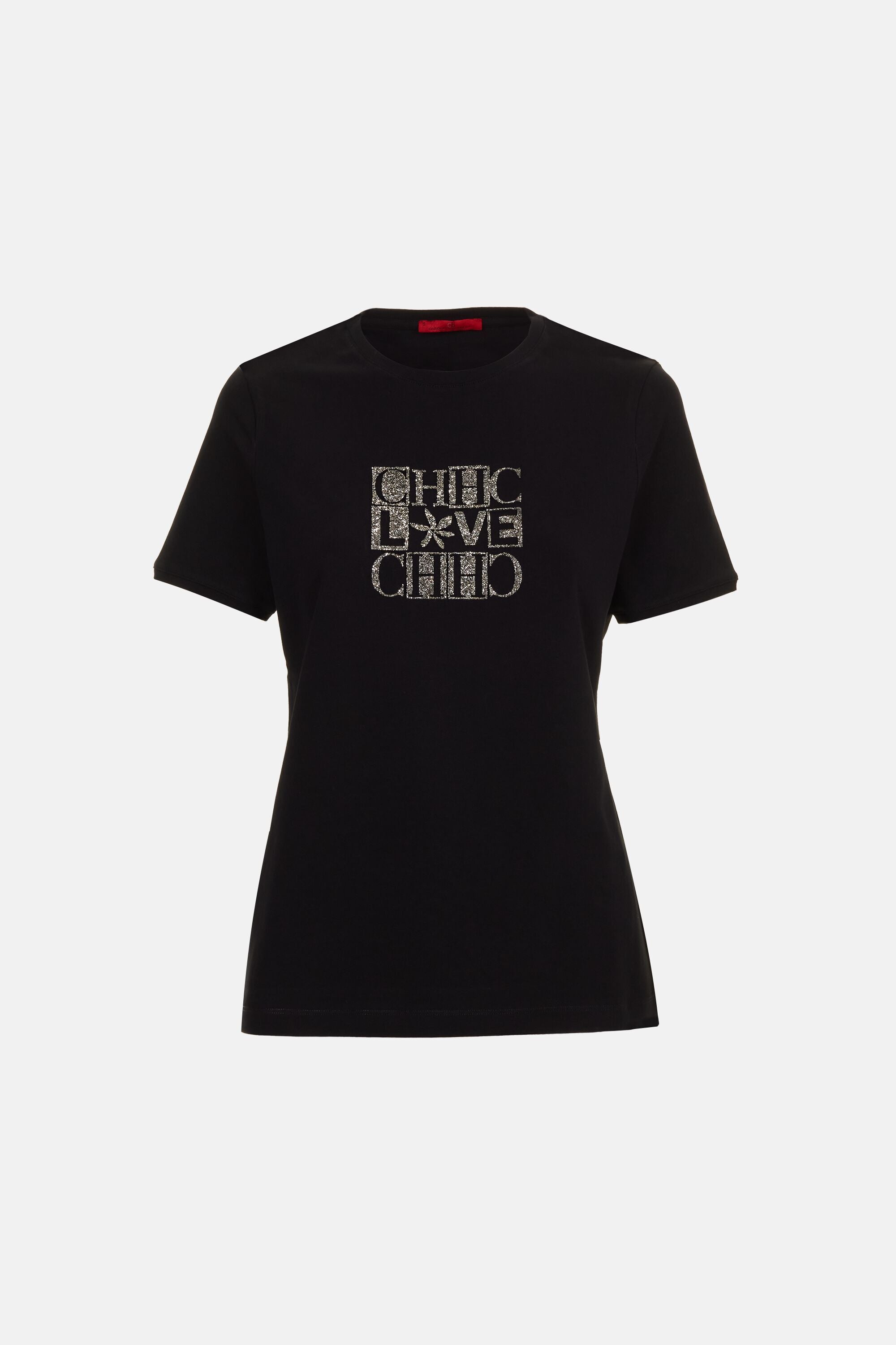 CAROLINA HERRERA - Carolina HerreraキャロリーナヘレラＴシャツカットソーXS CH T-Shirt with Crystals black - CH Carolina Herrera Netherlands