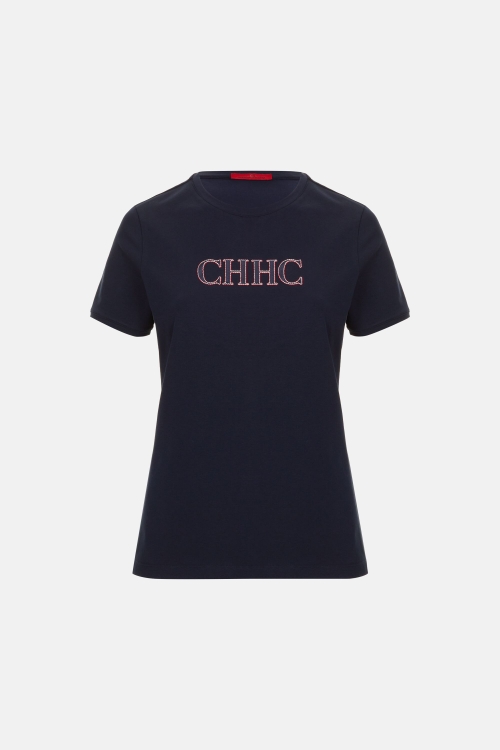 EMBROIDERED CH T-SHIRT