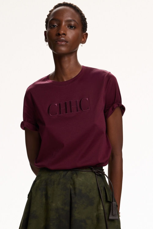 CH T-SHIRT WITH EMBROIDERY