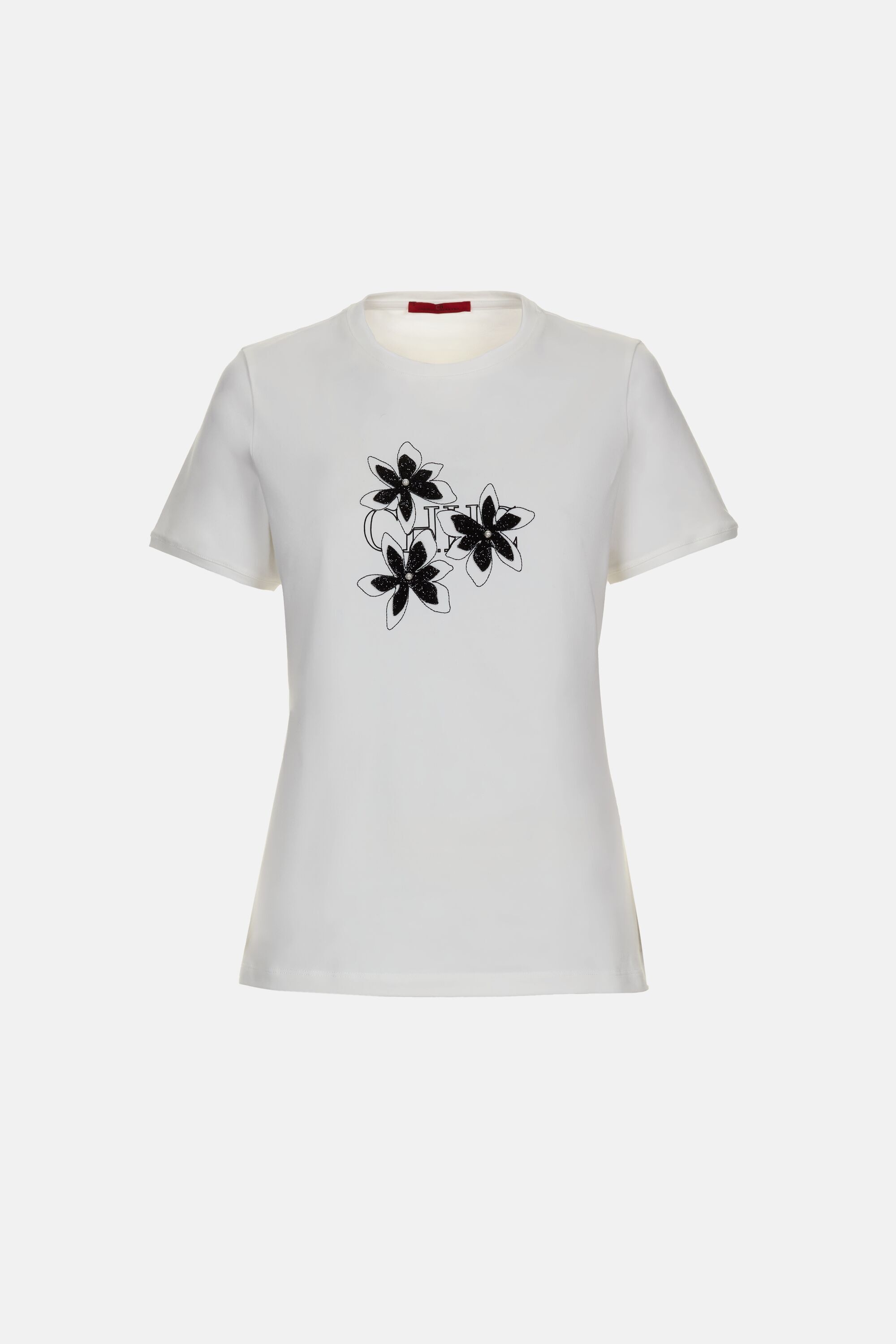 CH T-Shirt with Jasmine Embroidery