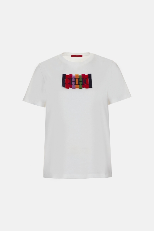 EMBROIDERED CH T-SHIRT
