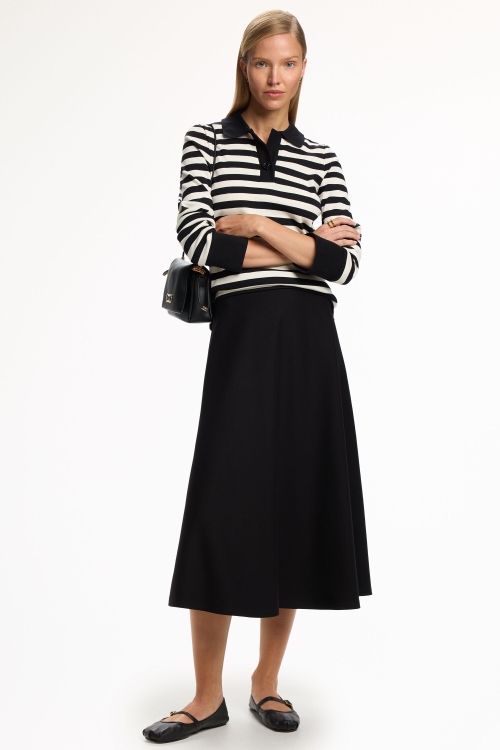 MILANO KNIT SKIRT WITH CHHC INITIALS