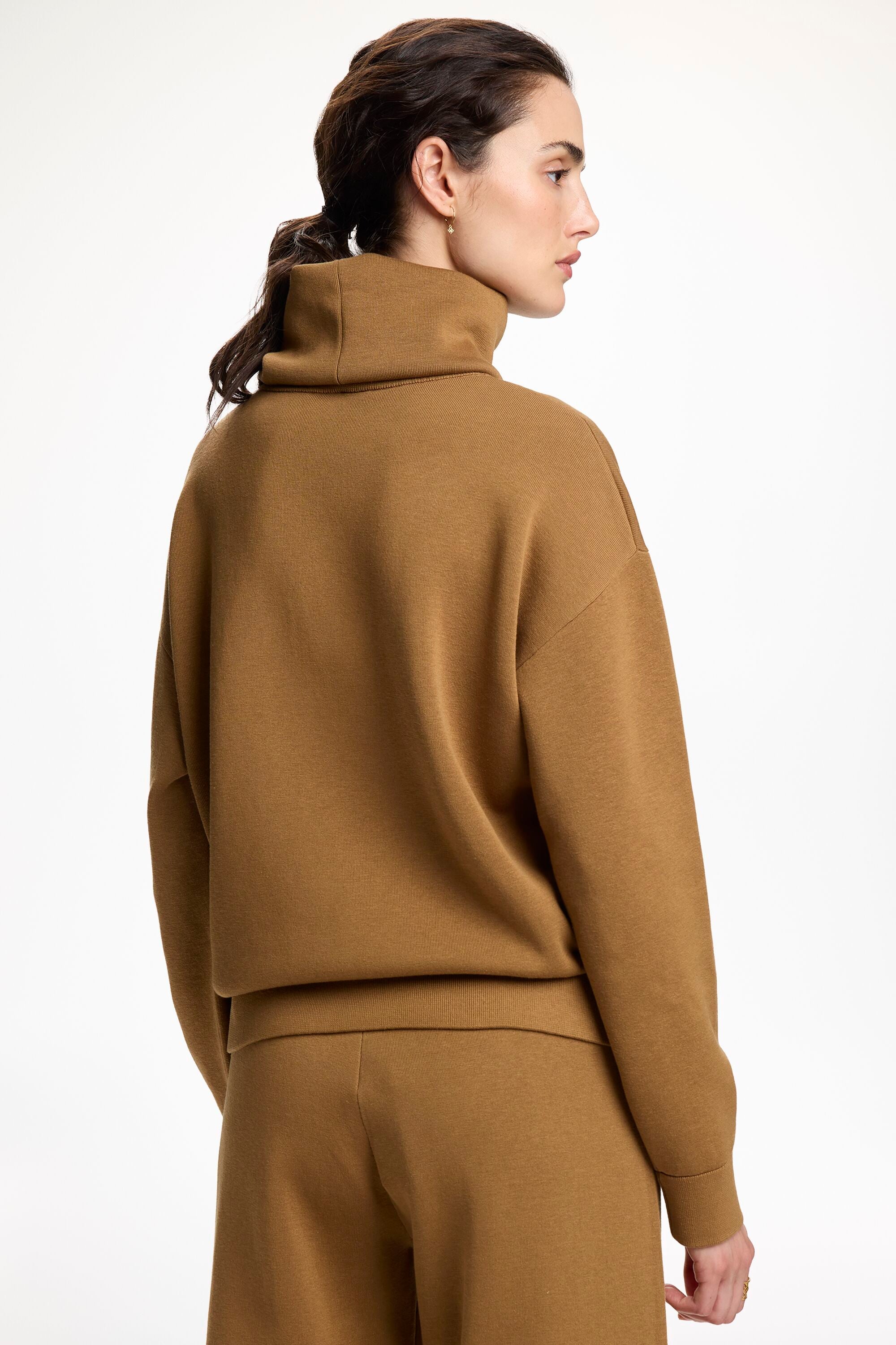美品】deuxieme classe Double Sweater キャメル ドゥーズィエムクラス