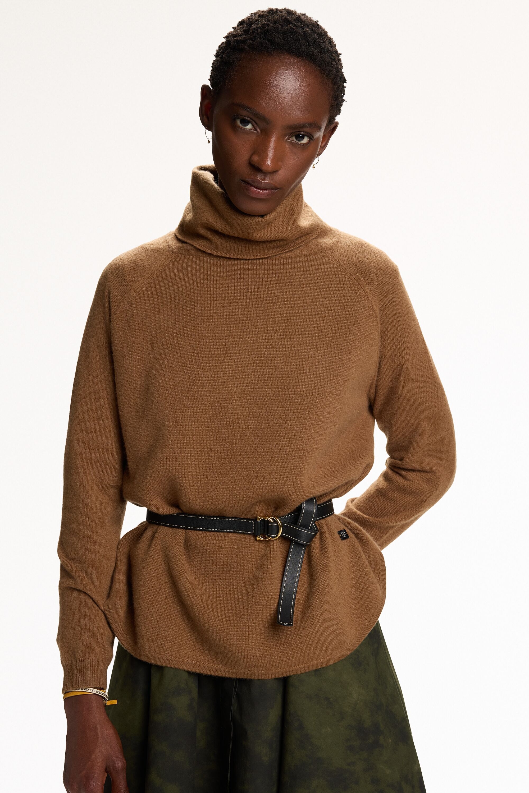 Cashmere High-Collar Sweater