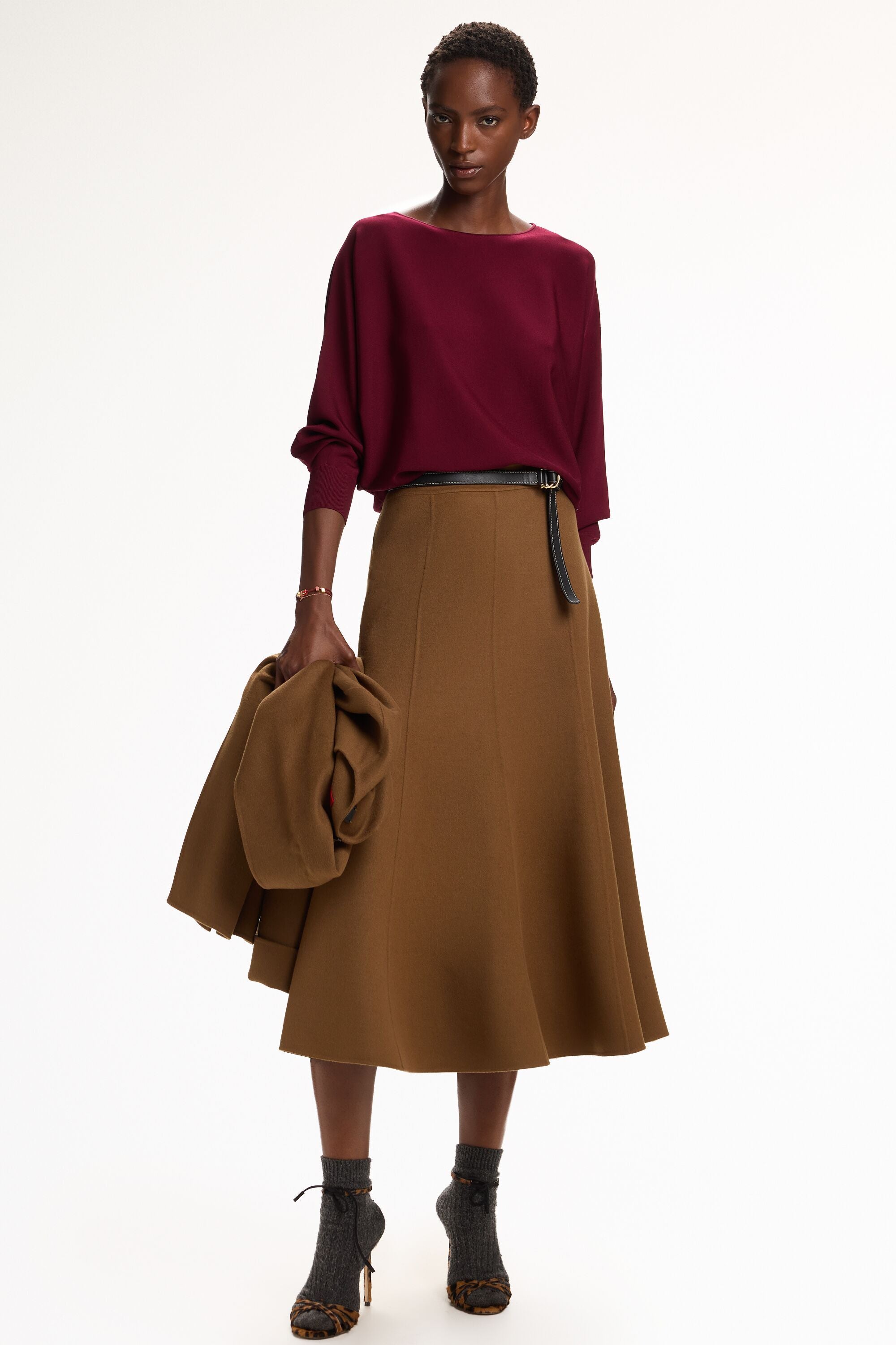 Knit Loose Top aubergine - CH Carolina Herrera Austria