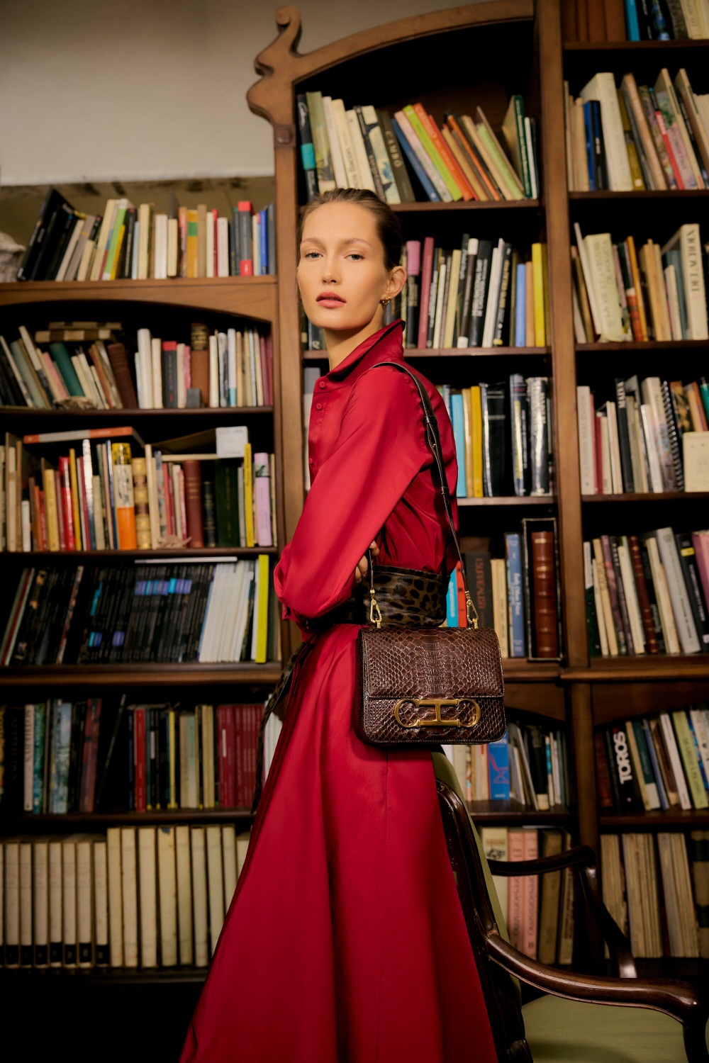 VESTIDO CAMISERO DE TAFETA