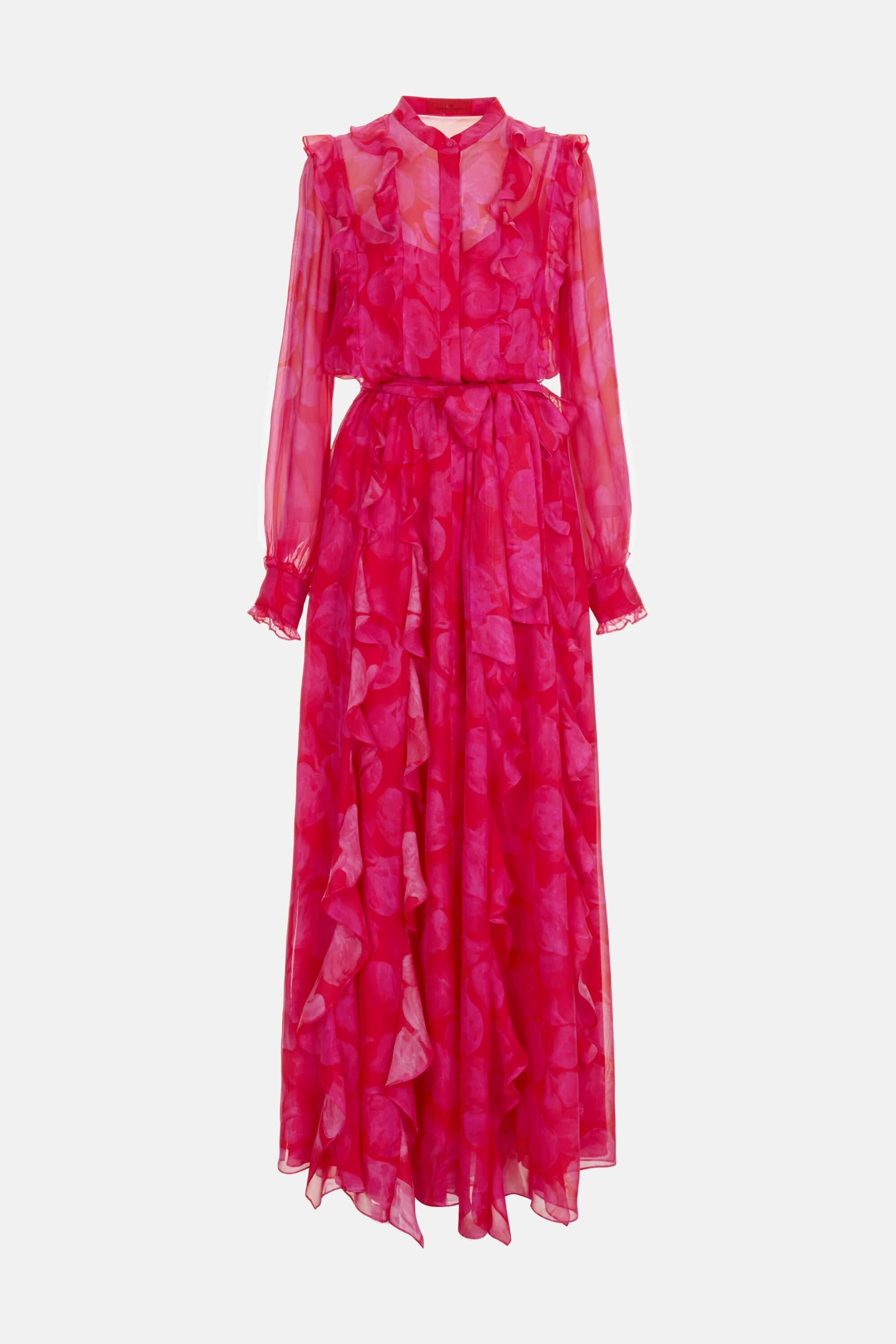 silk chiffon tunic dress Dolce & Gabbana Floral Silk Chiffon Mini Dress Tunic Blouse IT 40 Smocked  NWT
