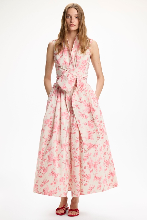 PRINT CHINÉ SHIRT DRESS