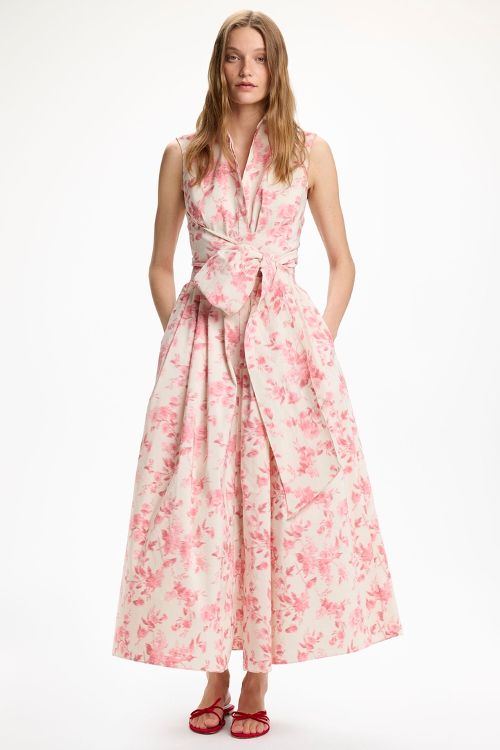 Print Chiné Shirt Dress