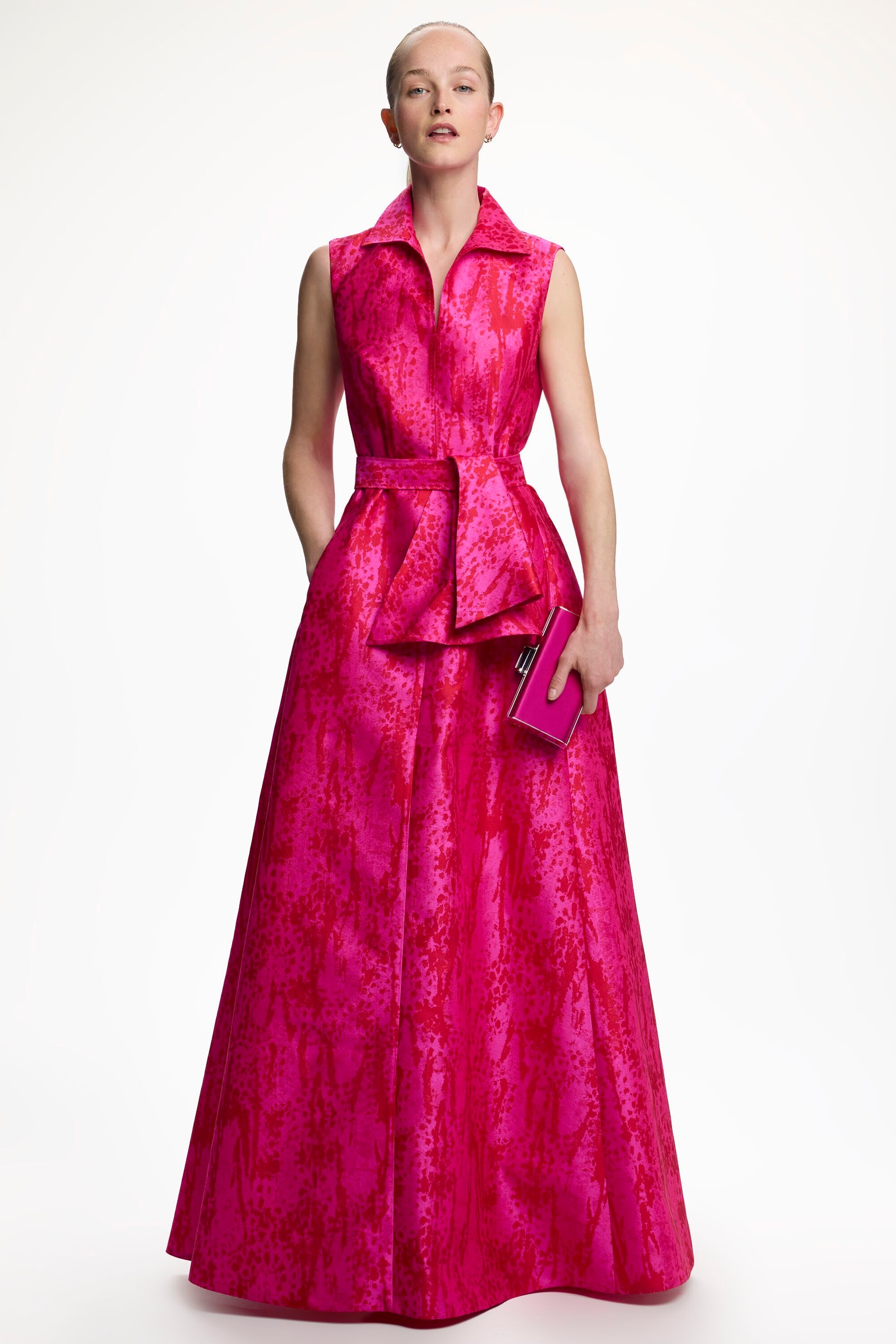 Jacquard A-Line Dress