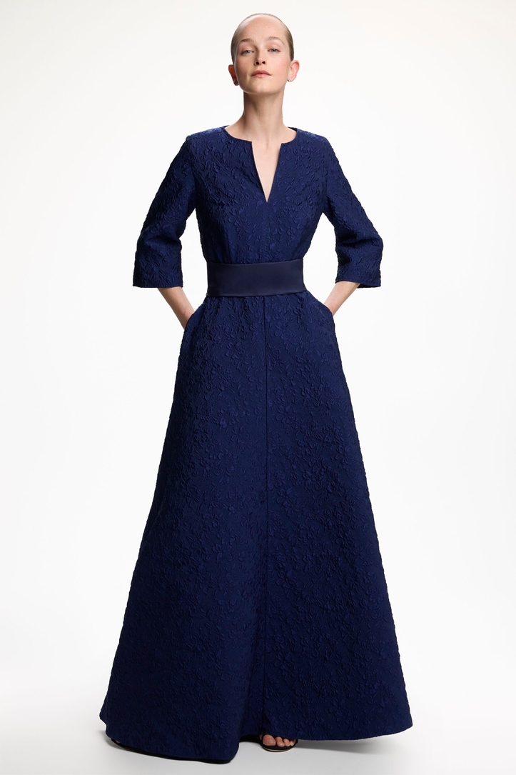 Brocade Long Dress