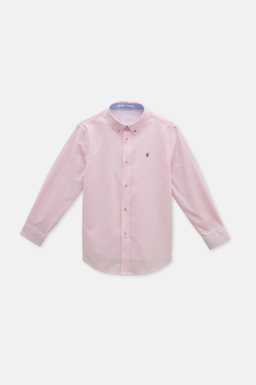 STRIPED POPLIN SHIRT