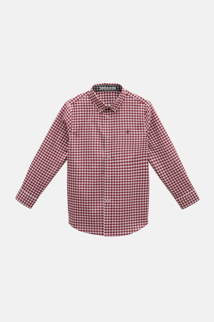 Camisa de Popelín de Cuadro Vichy