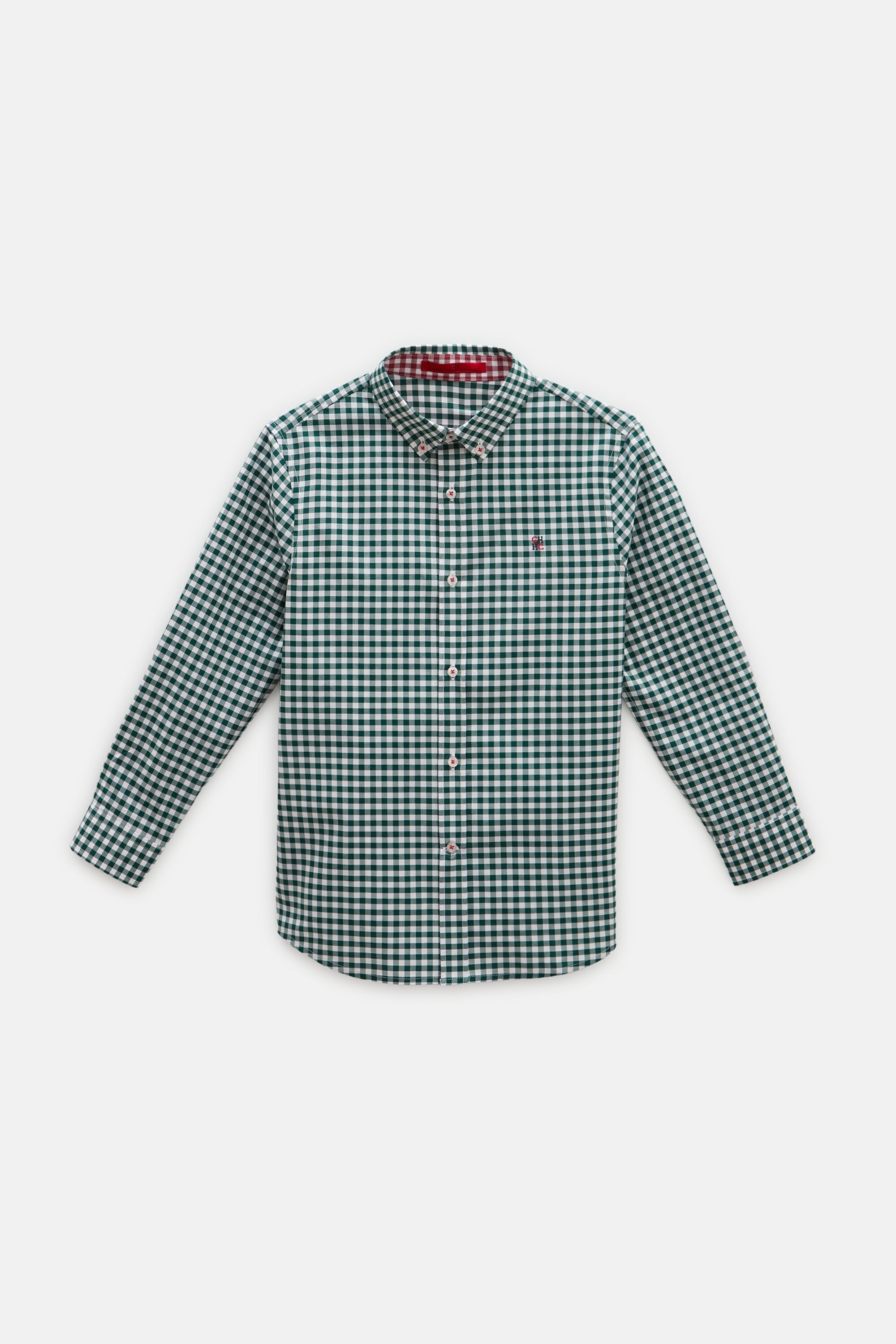 Camisa de Popelín de Cuadro Vichy