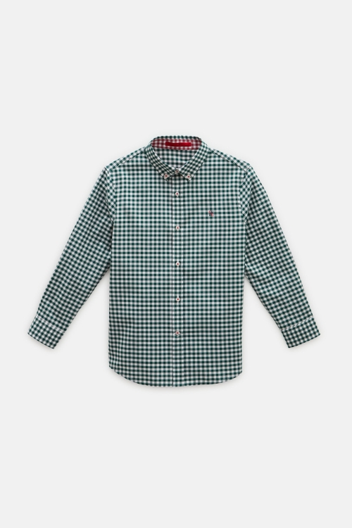 CAMISA DE POPELÍN DE CUADRO VICHY