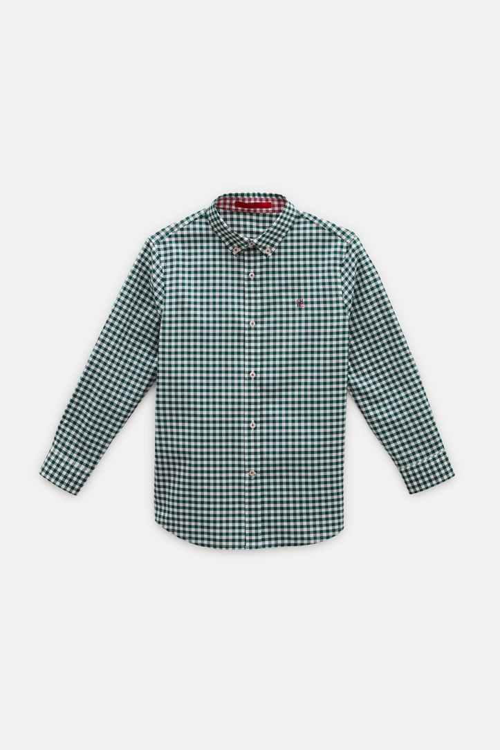 Camisa de Popelín de Cuadro Vichy