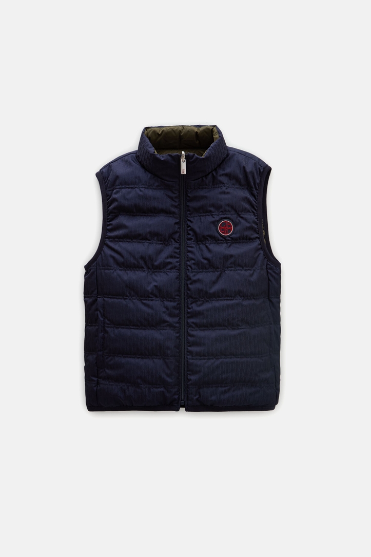 Reversible Quilted Nylon Down Vest