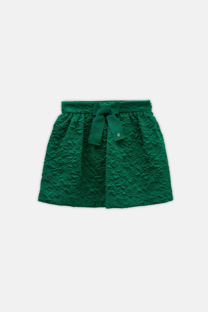 Brocade Skirt with Bow