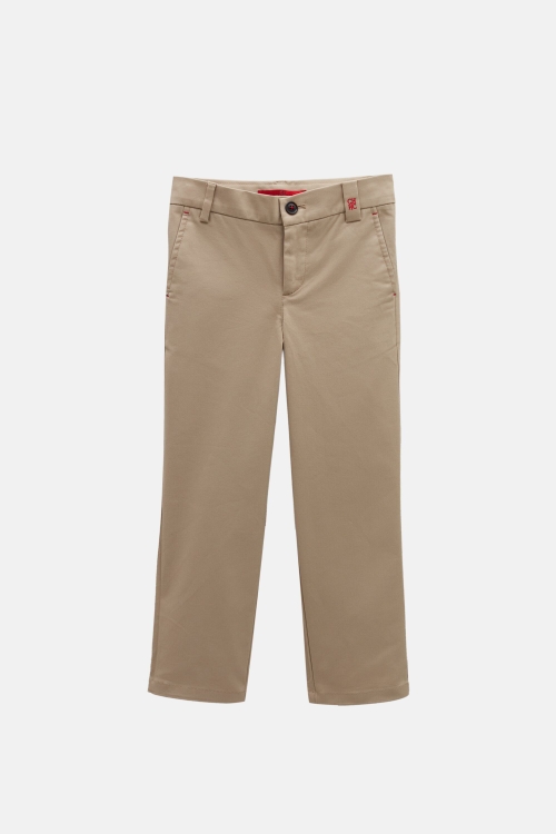 COTTON MICRO TWILL REGULAR FIT CHINOS