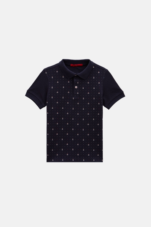TOUKY PRINT PIQUÉ POLO SHIRT