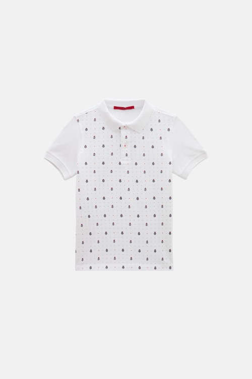 TOUKY PRINT PIQUÉ POLO SHIRT