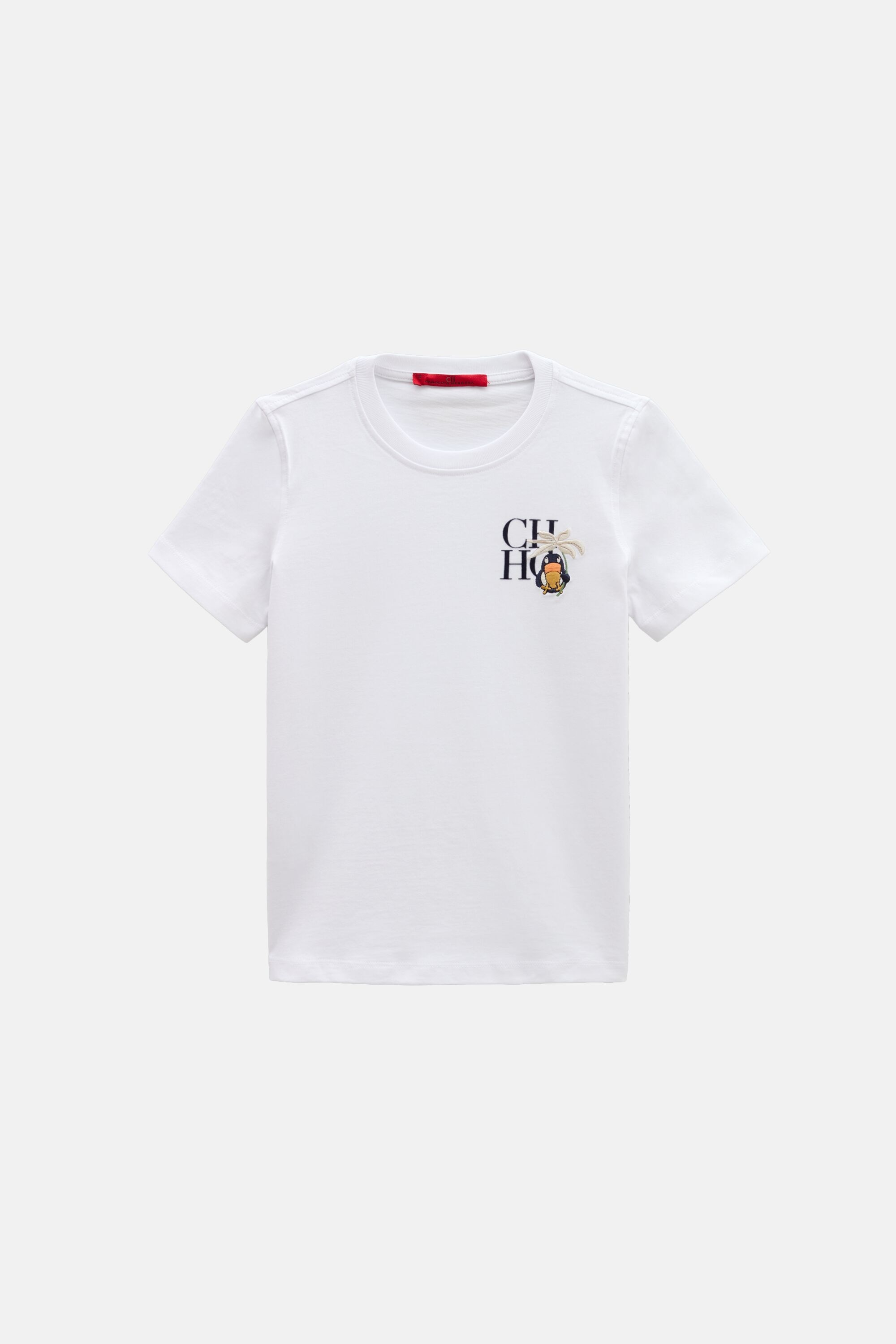 Touky Embroidered Flocked T-Shirt