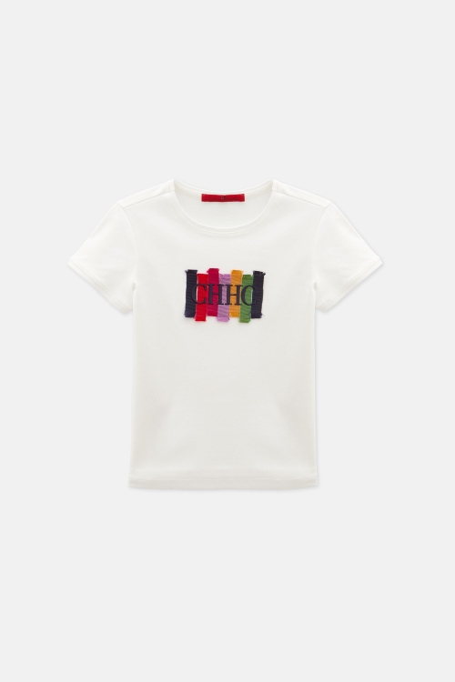 EMBROIDERED CH T-SHIRT