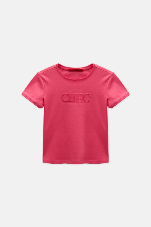 EMBROIDERED CH T-SHIRT