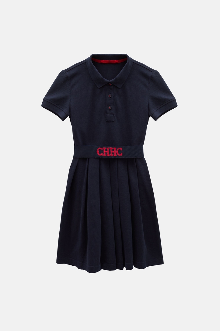 Vestido Polo de Piqué con Cinturón