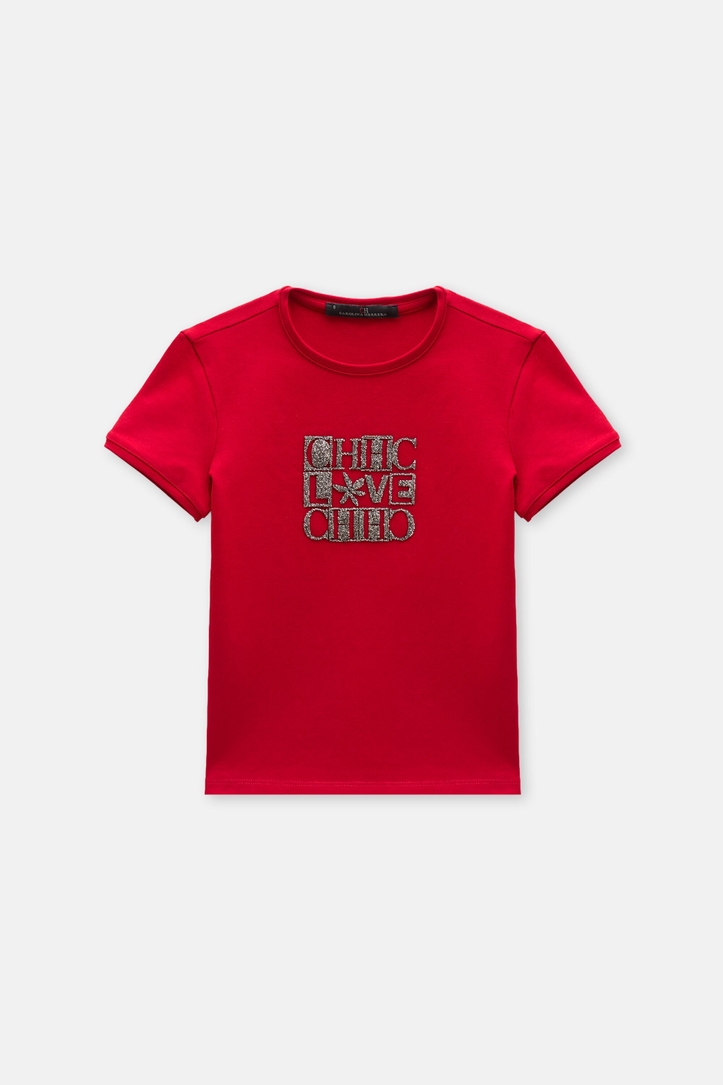 T-Shirt with Crystals