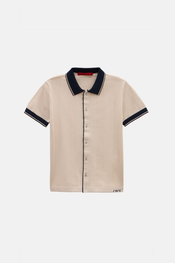 Camisa de Punto Acanalado