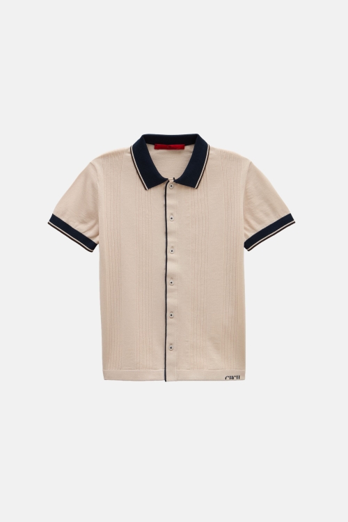 RIBBED KNIT SHIRT