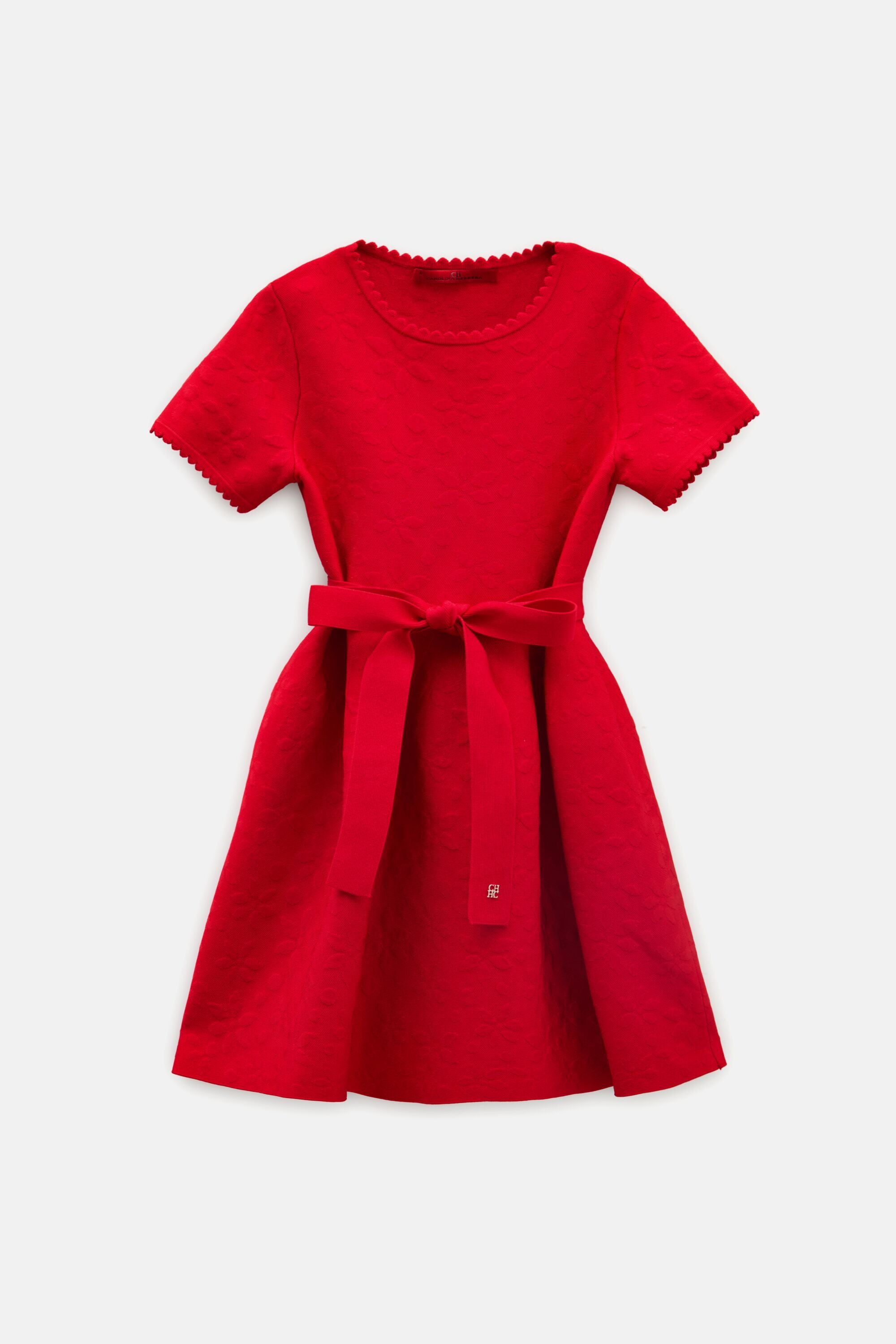 Jasmine Jacquard Dress red - CH Carolina Herrera Monaco Jasmine Jacquard Dress red - CH Carolina Herrera Monaco
