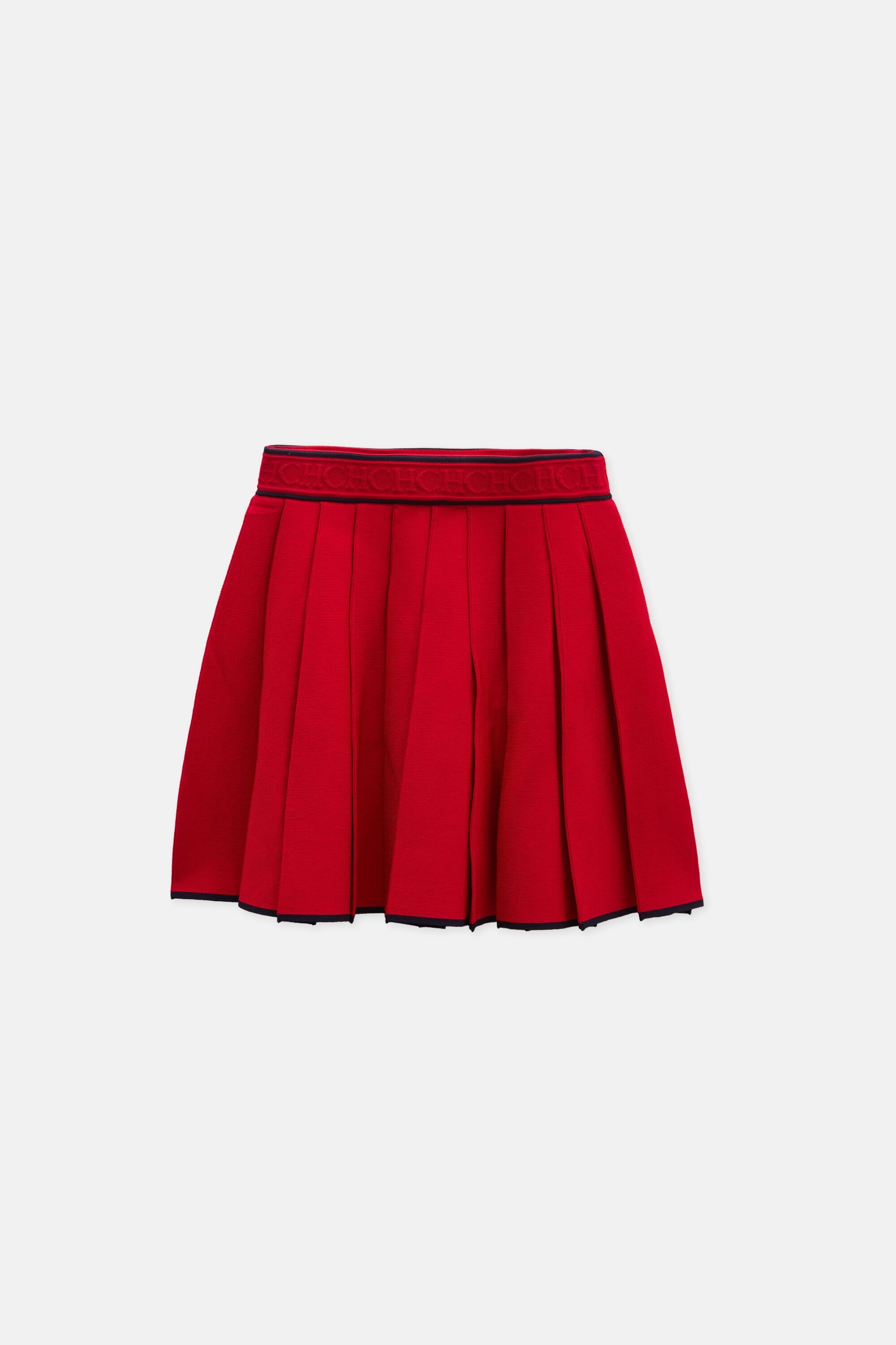 Knit Skirt with Pleats